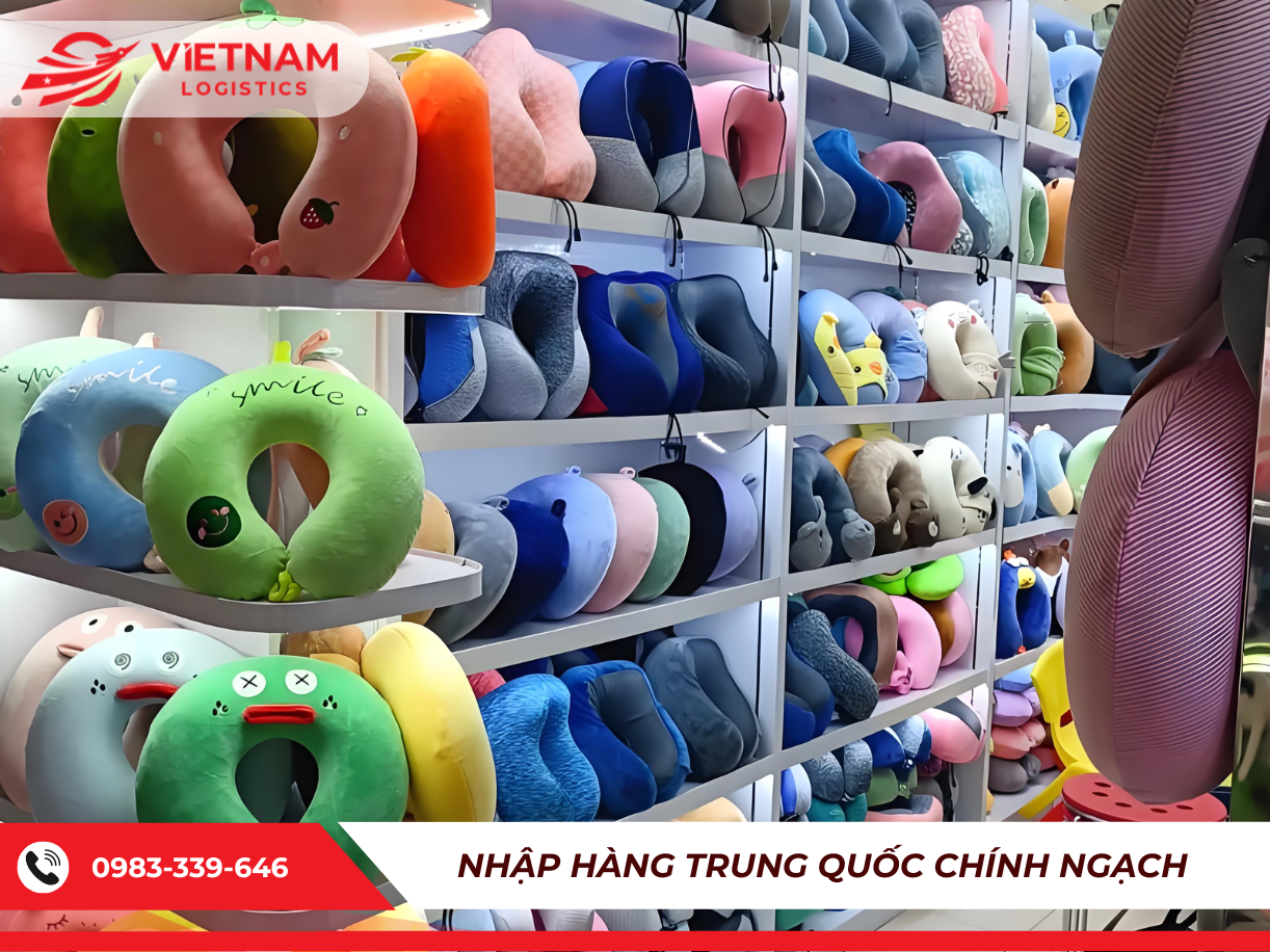 Các nguồn nhập gối kê cổ chữ U từ Trung Quốc